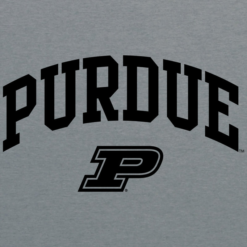 Purdue Arch Logo T-Shirt - Graphite Heather