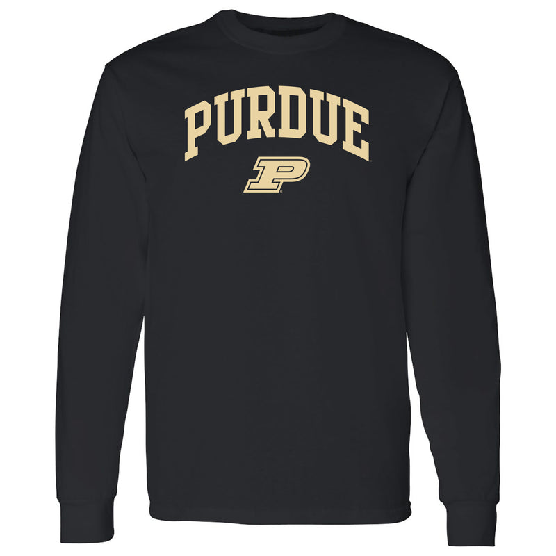 Purdue Boilermakers Arch Logo Long Sleeve T-Shirt - Black