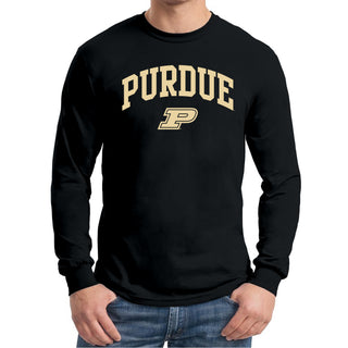 Purdue Boilermakers Arch Logo Long Sleeve T-Shirt - Black