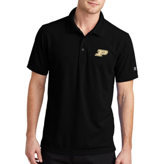 Purdue Boilermakers Primary Logo Caliber Polo - Blacktop