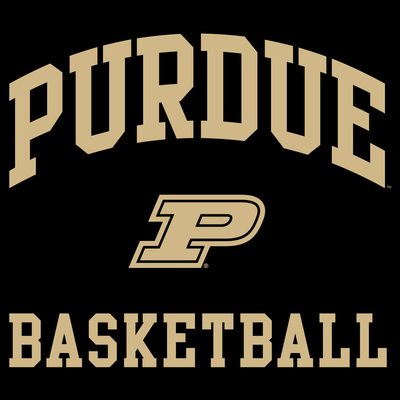 Purdue University Boilermakers Arch Logo Basketball Hoodie - Black