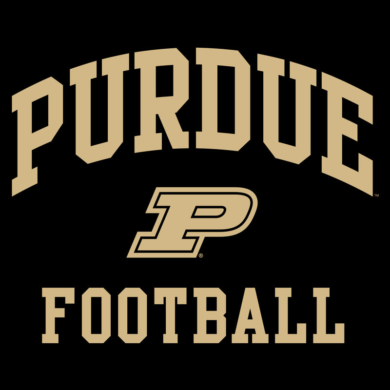 Purdue University Boilermakers Arch Logo Football Hoodie - Black