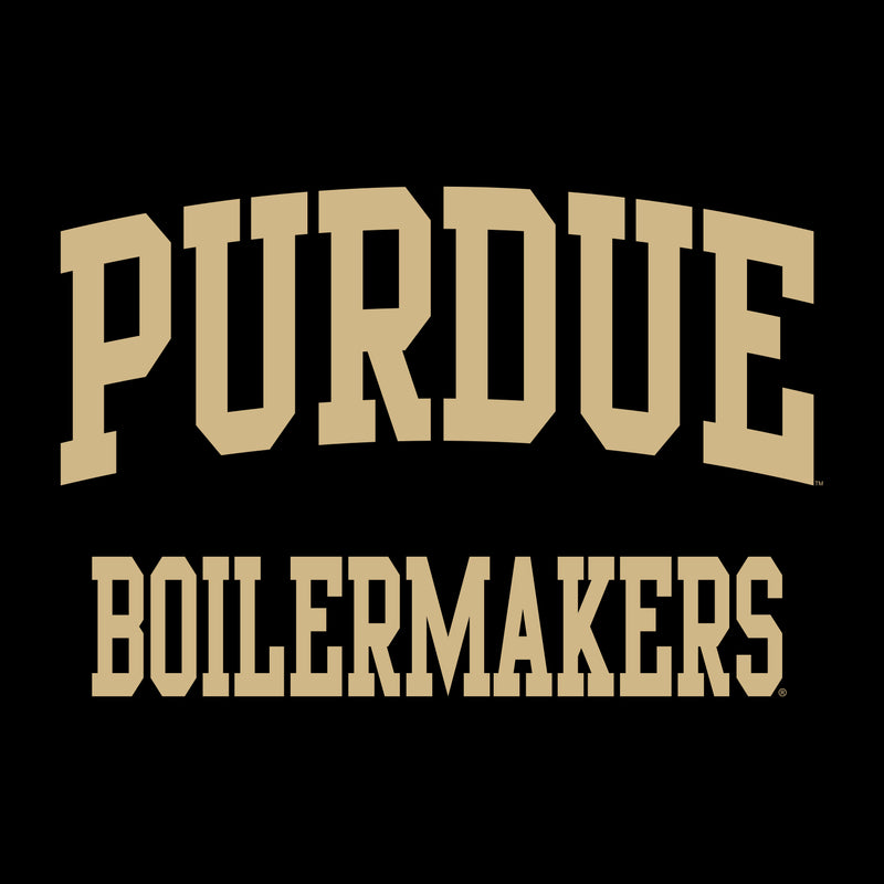 Purdue University Boilermakers Front Back Print Hoodie - Black