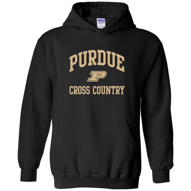 Purdue University Boilermakers Arch Logo Cross Country Hoodie - Black