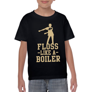 Purdue University Boilermakers Floss Like a Boiler Youth Tee - Black