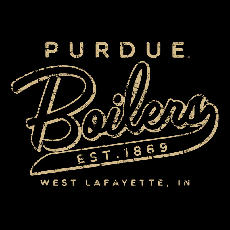 Purdue University Boilermakers Road Trip Heavy Blend Hoodie - Black