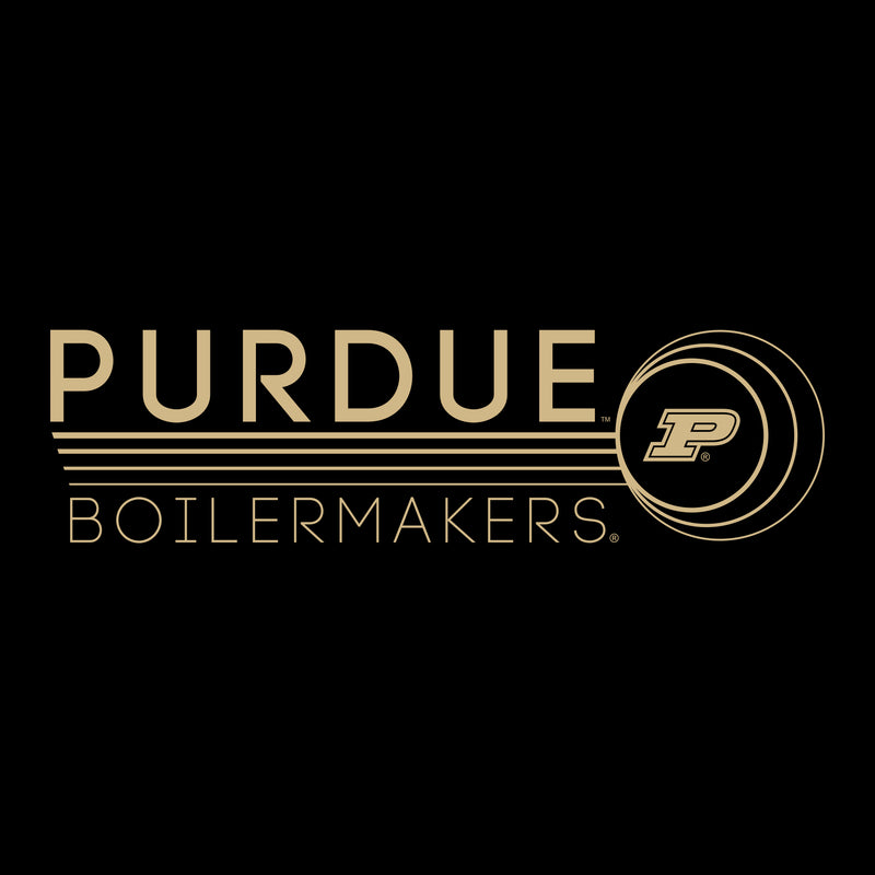 Purdue University Boilermakers Logo Ping Heavy Blend Hoodie - Black