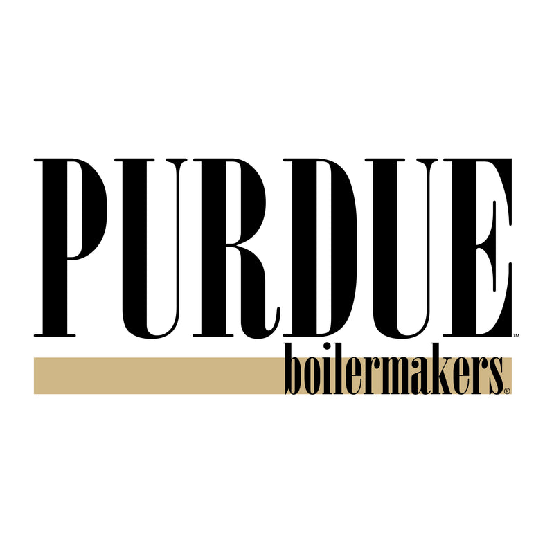Purdue University Boilermakers Boldline Basic Cotton Crewneck Sweatshirt - White