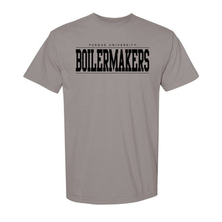 Purdue Monotone Bold CC T-Shirt - Grey