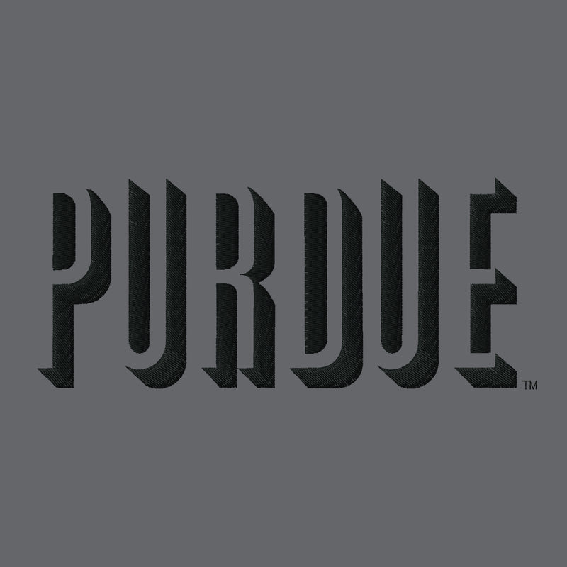 Purdue Shadow Compact Comfort Colors Crewneck - Pepper