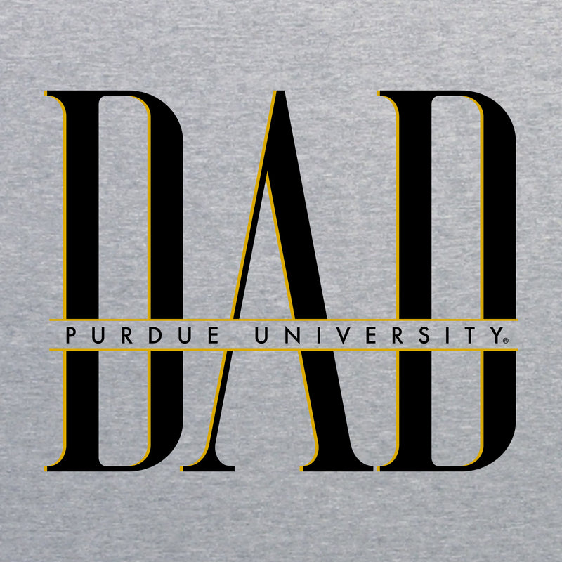 Purdue Classic Dad T-Shirt - Sport Grey