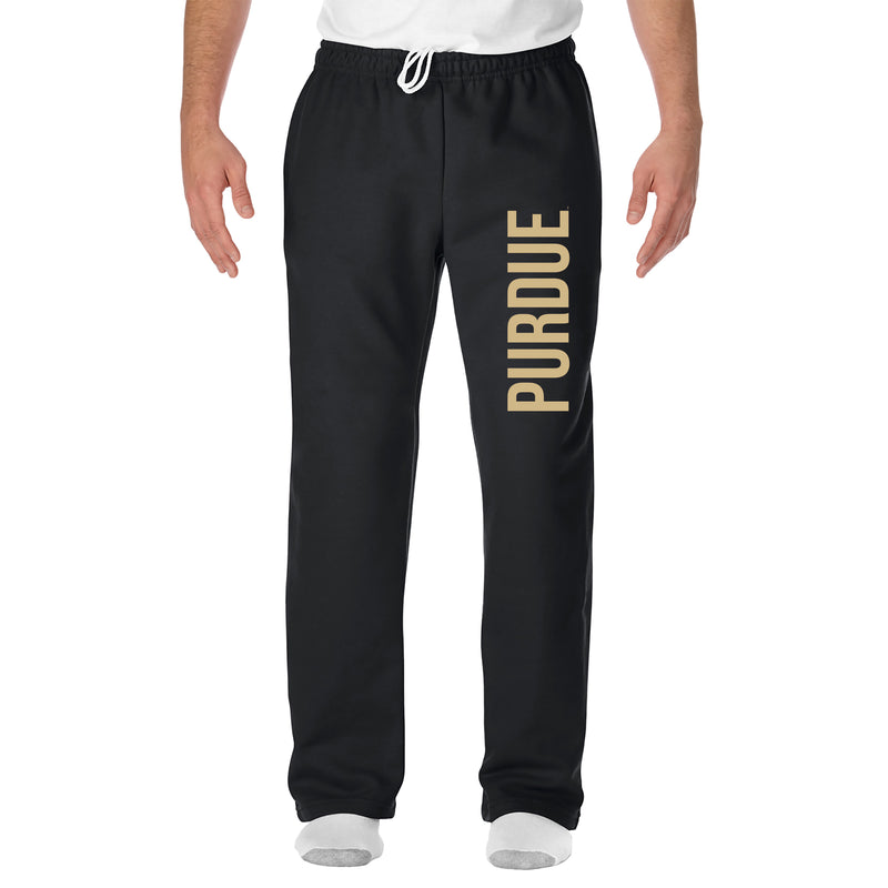 Purdue Boilermakers Super Block Sweatpants - Black