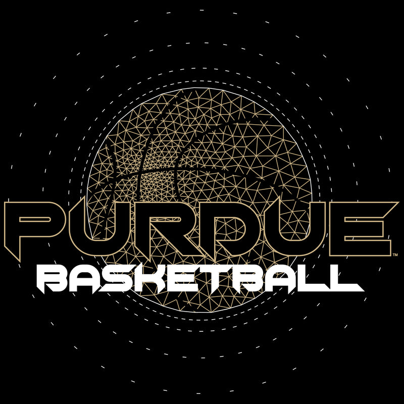Purdue University Boilermakers Basketball Rezzed - Premium Cotton Tee - Black