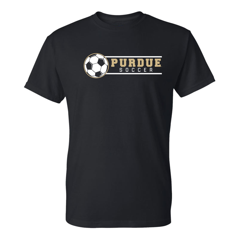 Purdue Boilermakers Soccer Spotlight T Shirt - Black