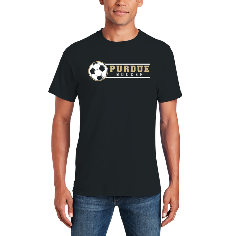 Purdue Boilermakers Soccer Spotlight T Shirt - Black