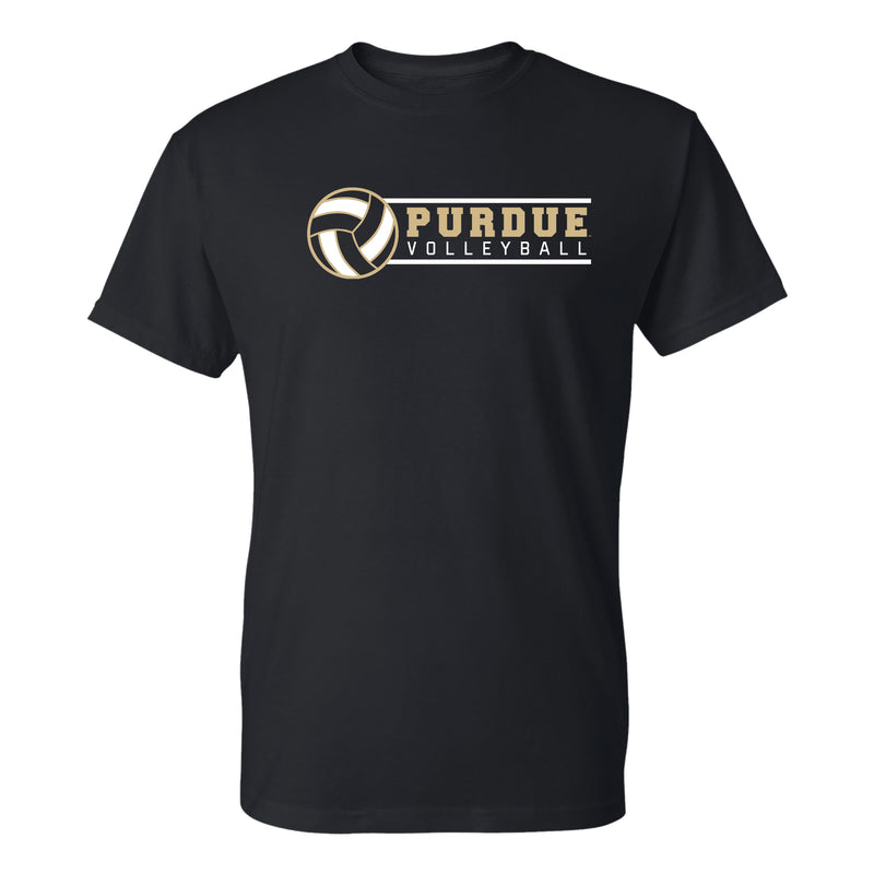 Purdue Boilermakers Volleyball Spotlight T Shirt - Black