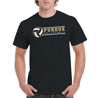 Purdue Boilermakers Volleyball Spotlight T Shirt - Black