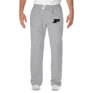 Purdue University Boilermakers Primary Logo Sweatpants - Sport Grey