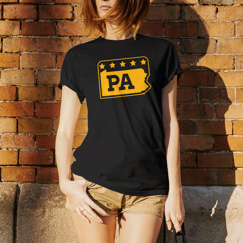 Pennsylvania Stars T-Shirt - Black