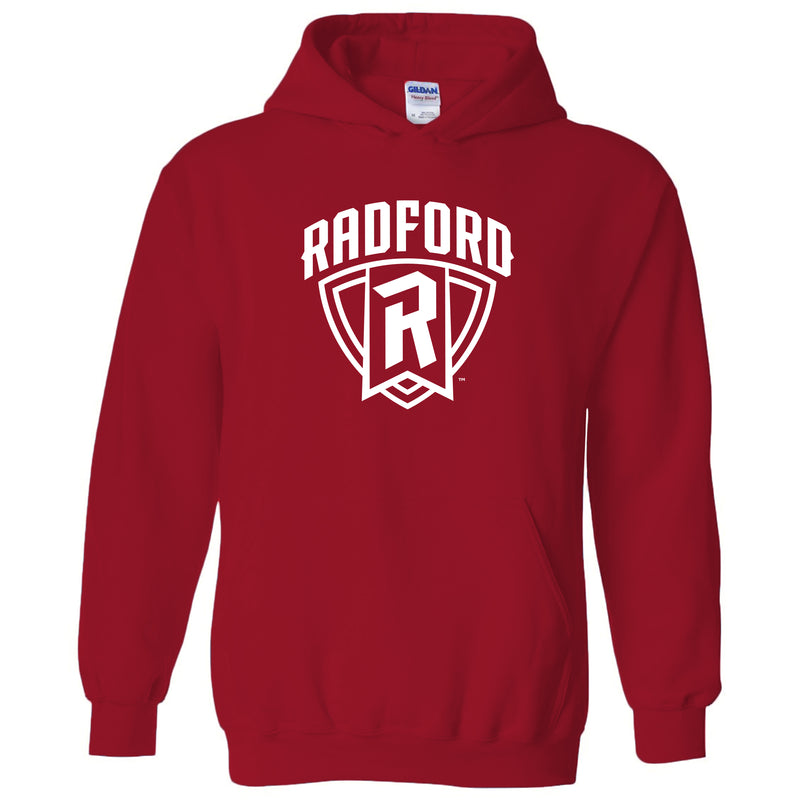 Radford University Highlanders Arch Logo Heavy Blend Hoodie - Red