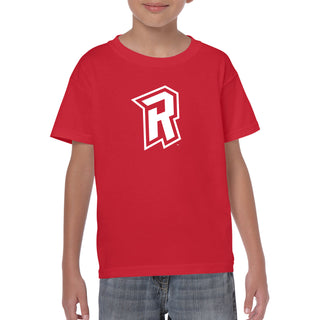 Radford University Highlanders Primary Logo Basic Cotton Short Sleeve Youth T Shirt - Red