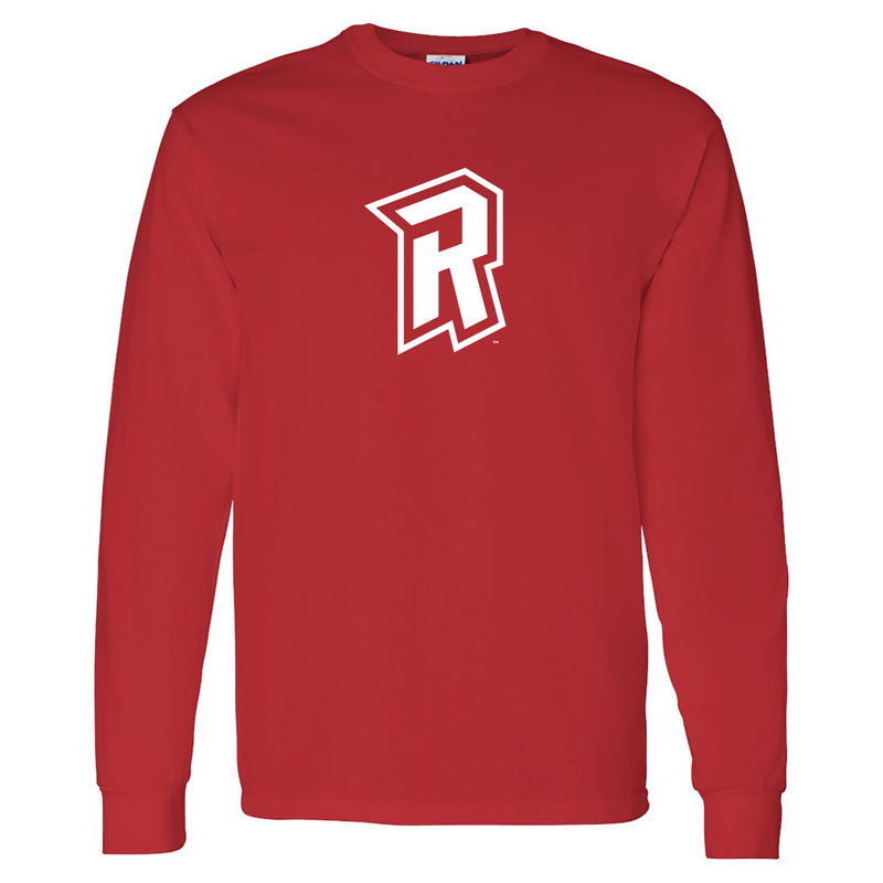Radford University Highlanders Primary Logo Basic Cotton Long Sleeve T Shirt - Red