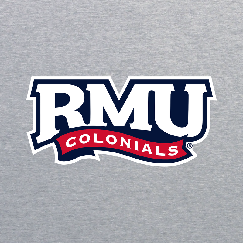 Robert Morris University Colonials Primary Long Sleeve T Shirt - Sport Grey
