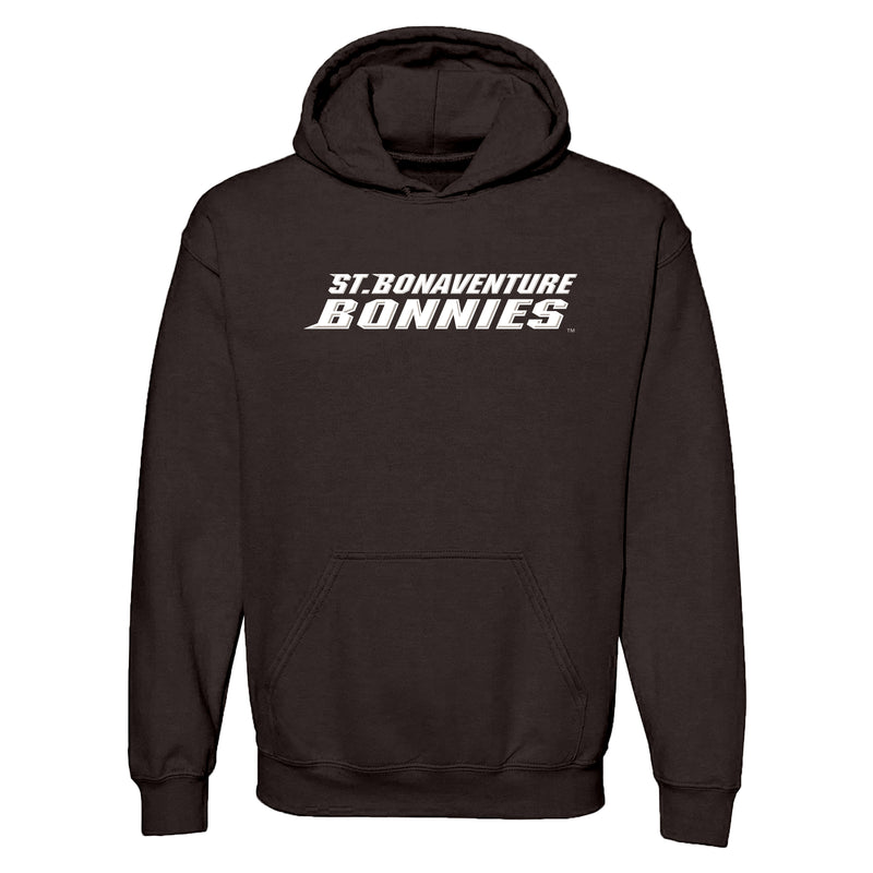 St. Bonaventure Bonnies Basic Block Hoodie - Dark Chocolate