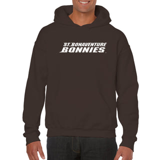 St. Bonaventure Bonnies Basic Block Hoodie - Dark Chocolate