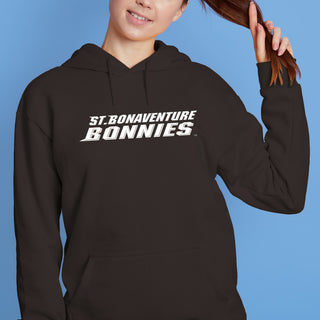 St. Bonaventure Bonnies Basic Block Hoodie - Dark Chocolate