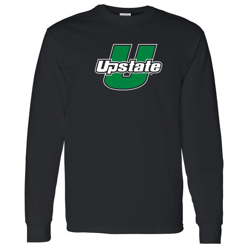 University of South Carolina Upstate Spartans Primary Logo Long Sleeve T-Shirt - Black