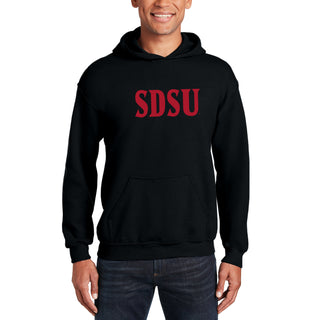 San Diego State Aztecs Basic Block Hoodie - Black