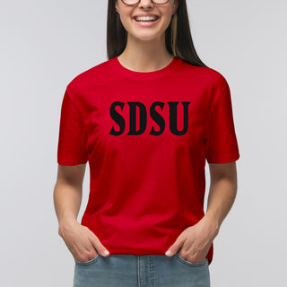 San Diego State Aztecs Basic Block T Shirt - Red