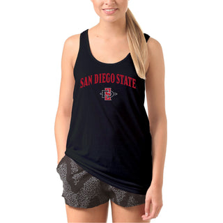 San Diego State Aztecs Arch Logo Tank Top - Black