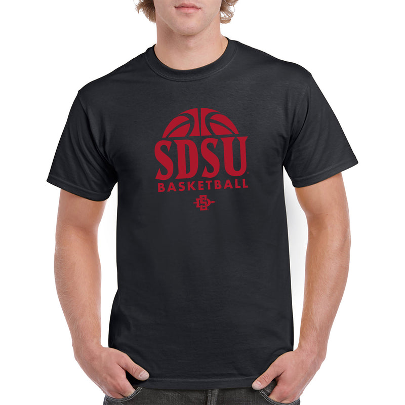 San Diego State Aztecs Basketball Hype T Shirt - Black