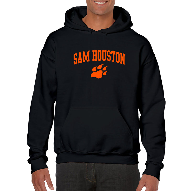Sam Houston State University Bearkats Arch Logo Hoodie - Black