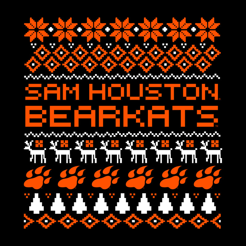 Sam Houston State Holiday Sweater T-Shirt - Black