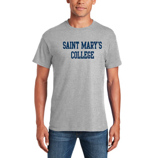 Saint Mary's College Gaels Basic Block T Shirt - Sport Grey