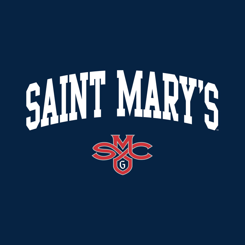 Saint Mary's College Gaels Arch Logo Crewneck Sweatshirt - Navy