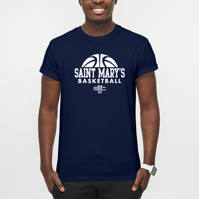 Saint Mary's College Gaels Basketball Hype T Shirt - Navy