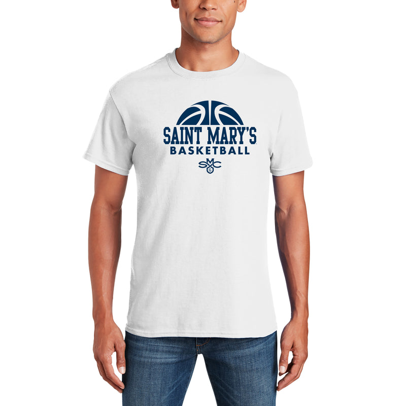 Saint Mary's College Gaels Basketball Hype T Shirt - White