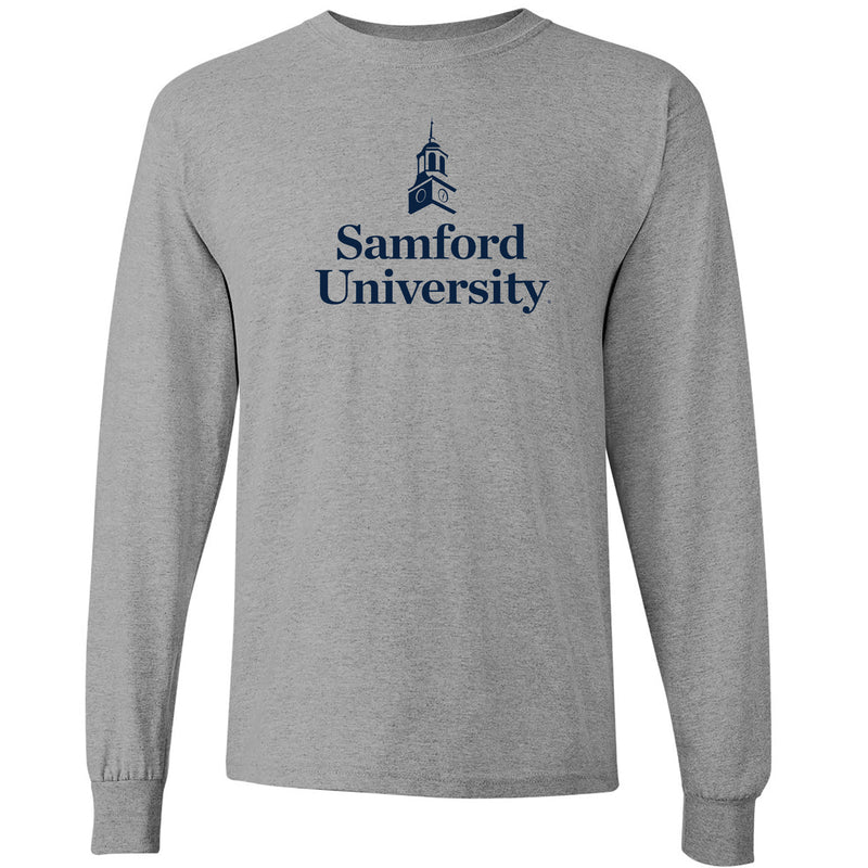 Samford Institutional Logo Long Sleeve - Sport Grey