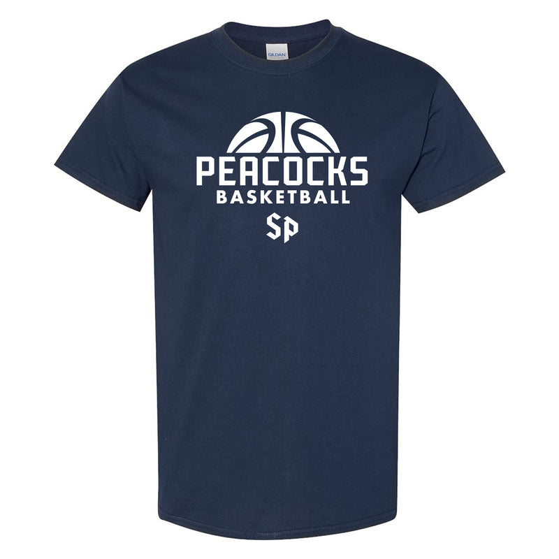 St Peter's University Peacocks Basketball Hype T-Shirt - Navy