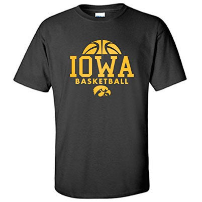 University of Iowa Hawkeyes Basketball Hype Short Sleeve T Shirt - Black