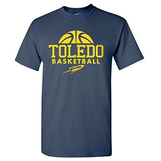 University of Toledo Rockets Basketball Hype Short Sleeve T-Shirt - Navy