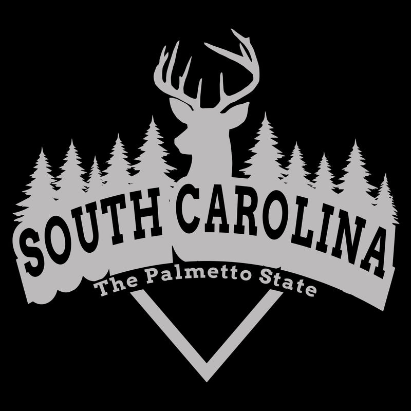 South Carolina Deer Arch T-Shirt - Black
