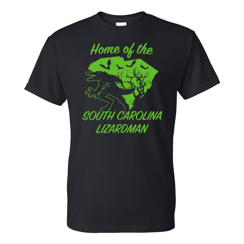 South Carolina Lizardman Cryptid T-Shirt - Black