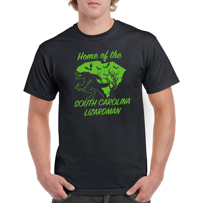 South Carolina Lizardman Cryptid T-Shirt - Black