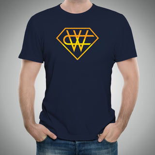 Super Woodson University of Michigan Triblend Short Sleeve T Shirt - Vintage Navy