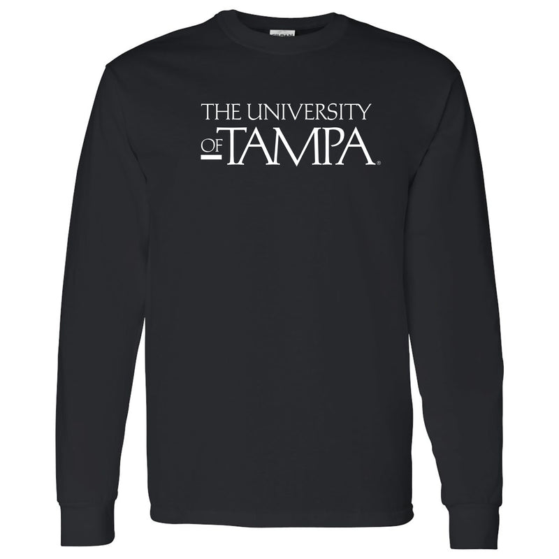 University of Tampa Spartans Basic Block Long Sleeve T-Shirt - Black